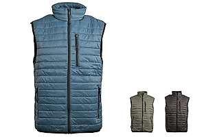 Men’s Vest – Ultralight – Wool-Quilted 150g/m² – 20D Ripstop Nylon Shell