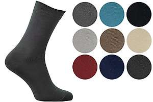 Socks Opala Crew - 98% org. cotton - unicolor - set of 2 pairs