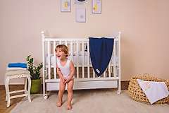Beautiful, soft, natural and organic textiles to make baby bed and room safe and restful.