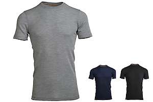 Muška majica kratkih rukava slim fit Altai - 100% ekstra fina merino vuna