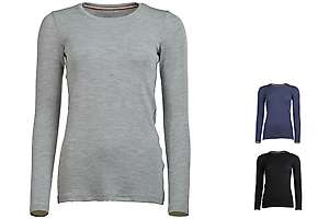 Ženska majica dugih rukava slim fit Altai - 100% ekstra fina merino vuna