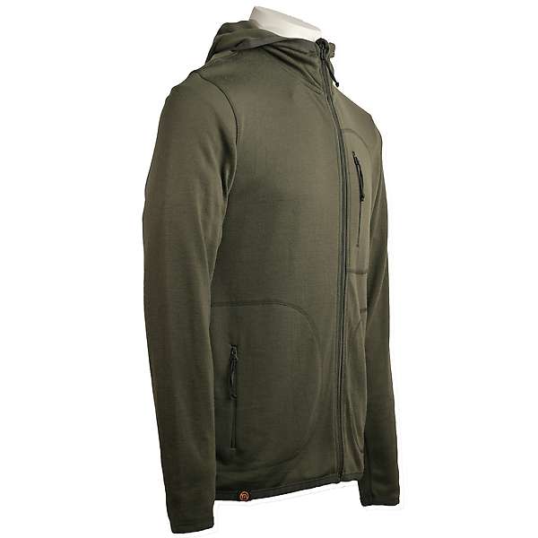 Men Merino Wool Active Hoodie with Zipper - Katun - 100% Merino - 250gsm 3 / 5