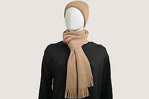 Kuril Beanie and Scarf Set - 100% Merino Wool