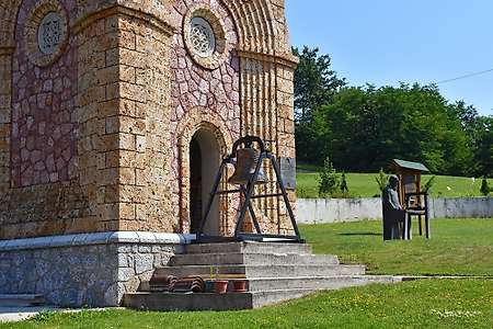 Details of the tower of the monastery Rujan 6/6