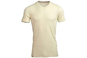 Muška majica kratkih rukava V-izrez slim fit Altai - 100% ekstra fina merino vuna