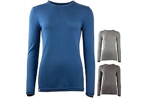 Ženska majica dugih rukava Altai - 100% ekstra fina merino vuna - XL
