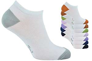 Socks Opala No-show - 98% org. cotton - bicolor - set of 2 pairs