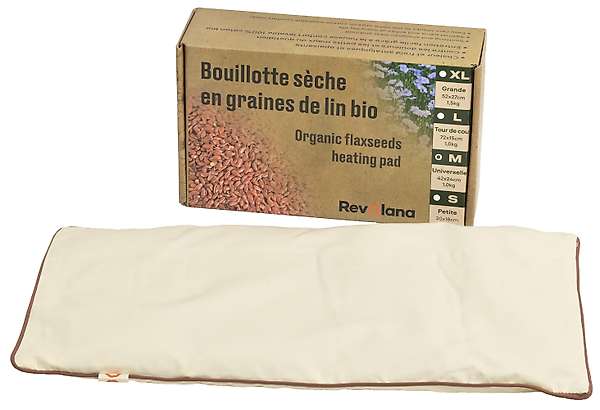 Bouillotte sèche universelle 42x24cm en graines de lin bio 1 / 9