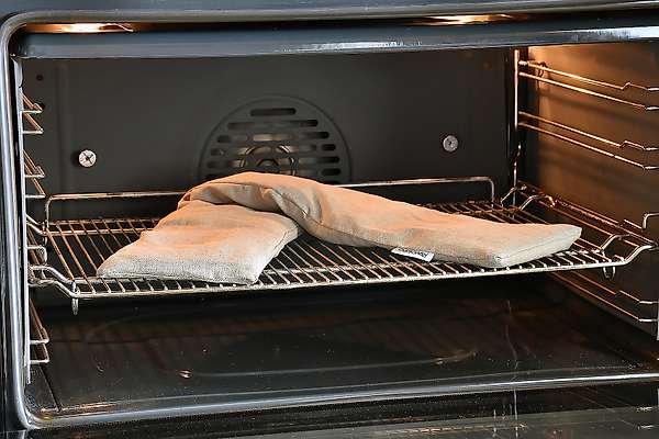 Neck and shoulders organic flax seeds heat pack - 72x15cm 7 / 9