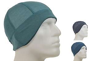 Lightweight beanie Ural ears extension - 50% Merino/50% Tencel - 23x23cm - Unisex