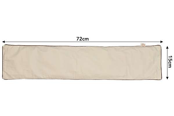 Neck and shoulders organic flax seeds heat pack - 72x15cm 6 / 9