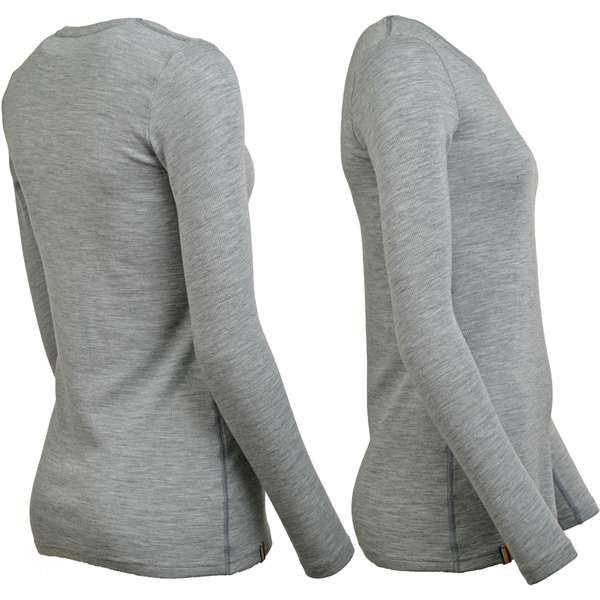 Women's long sleeve slim fit top Altai - 100% extra fine merino 3 / 21
