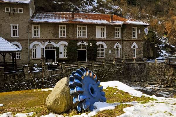 MHE Vučje hydropower plant along the Vučjanka River.