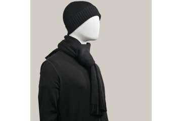 Kuril Beanie and Scarf Set - 100% Merino Wool