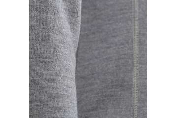 Men long sleeve slim fit zip neck top Elbrus - 100% extra fine merino