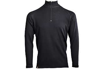 Muška majica zip kragna dugih rukava Altai - 100% ekstra fina merino vuna