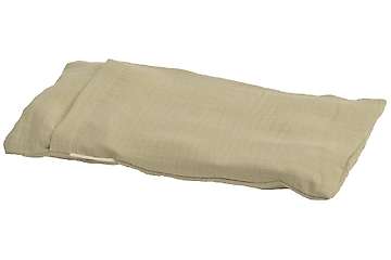 Petite bouillotte sèche 30x18cm en graines de lin bio avec housse externe