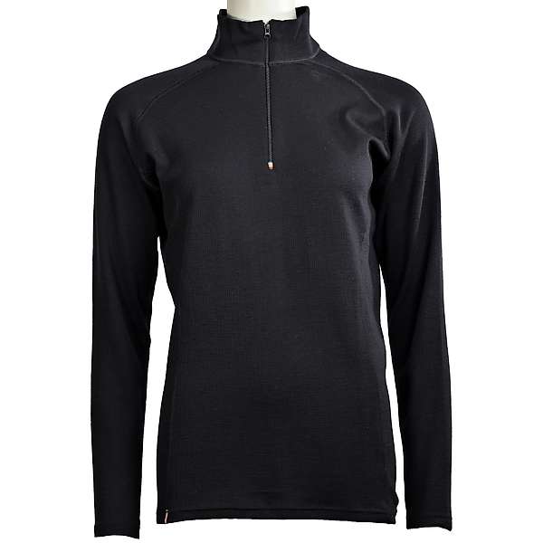 Women's long sleeve zip neck top Altai - 100% extra fine merino 9 / 29