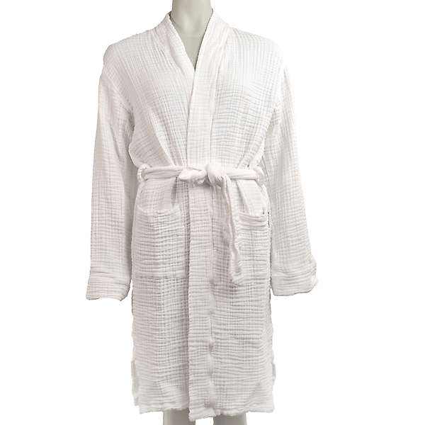 Women bathrobe - 100% organic cotton muslin - 4-layer 1 / 5