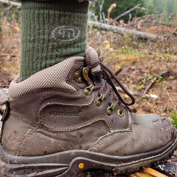Baikal crew fully cushioned socks - 57% fine merino 8 / 8