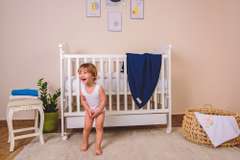 Beautiful, soft, natural and organic textiles to make baby bed and room safe and restful.