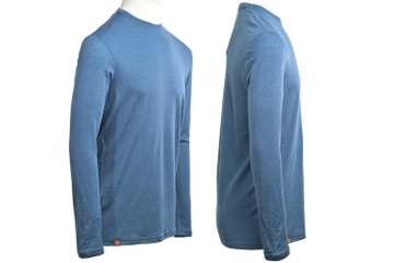 Men's long sleeve relaxed fit top Ural - 50% merino / 50% Tencel