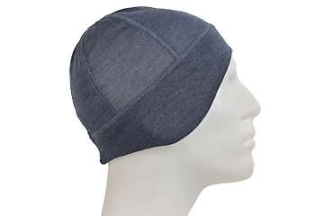 Lightweight beanie Ural ears extension - 50% Merino/50% Tencel - 23x23cm - Unisex