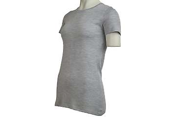 Women's short sleeve slim fit top Altai - 100% extra fine merino