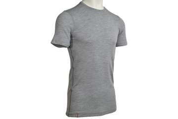 Men's short sleeve slim fit top Altai - 100% extra fine merino