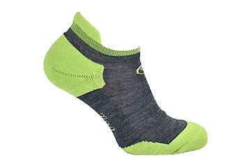 Baikal No-show cushioned sole socks - 52% fine merino