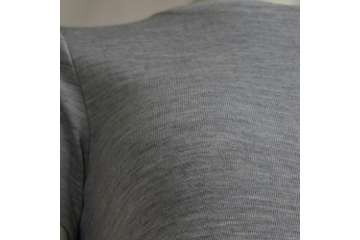Women's short sleeve slim fit top Altai - 100% extra fine merino