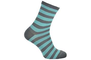 Opala čarape duge - 98% organski pamuk - široke pruge - set od 2 para