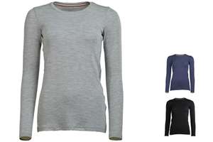 Women's long sleeve slim fit top Altai - 100% extra fine merino