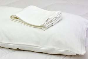 Sous-taie de protection d'oreiller 100% coton bio