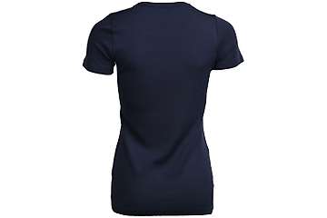 Women's short sleeve slim fit top Altai - 100% extra fine merino