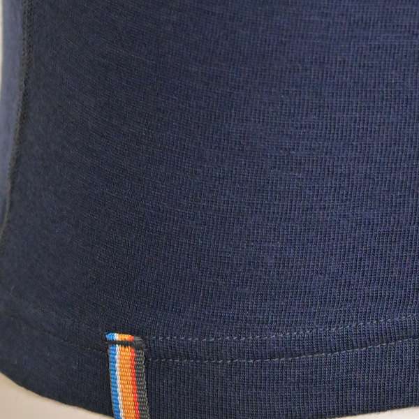 Men's short sleeve slim fit top Altai - 100% extra fine merino 16 / 22