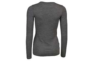 Women's long sleeve slim fit top Altai - 100% extra fine merino
