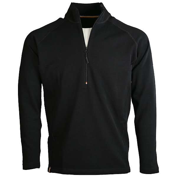 Unisex long sleeve slim fit zip neck top Elbrus - 88% extra fine merino 1 / 15