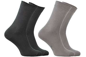 Chaussettes Opala standard - 98% coton bio - unies - lot de 2