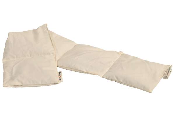 Neck and shoulders organic flax seeds heat pack - 72x15cm 2 / 3