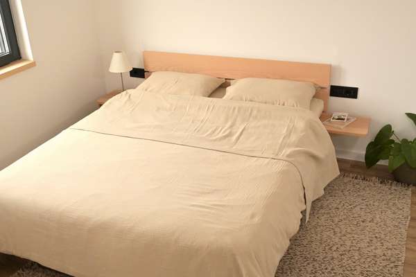 100% Organic Cotton Muslin Flat sheet 9 / 12