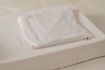 100% Organic Cotton Muslin Baby Pillowcase - 40x30cm