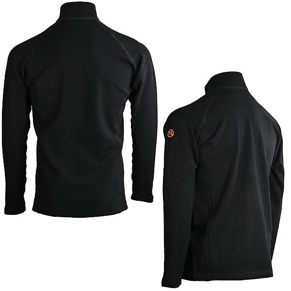 Unisex long sleeve slim fit zip neck top Elbrus - 88% extra fine merino 4 / 15