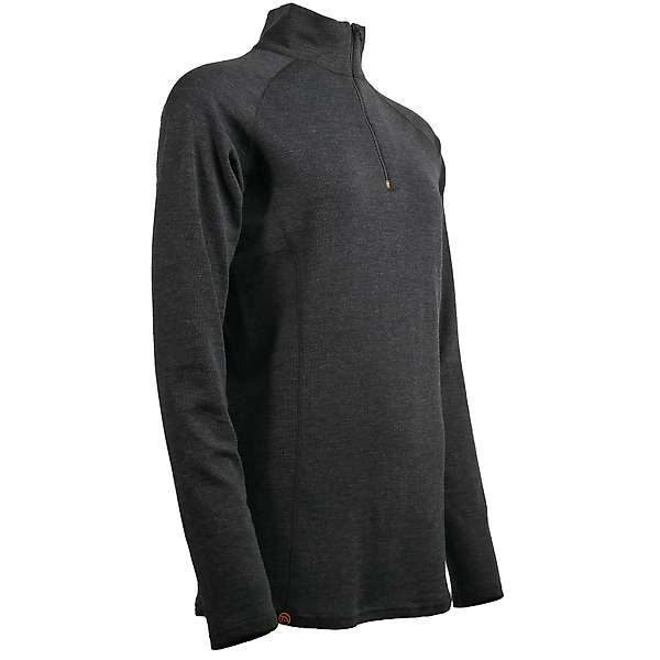 Women's long sleeve zip neck top Altai - 100% extra fine merino 23 / 29
