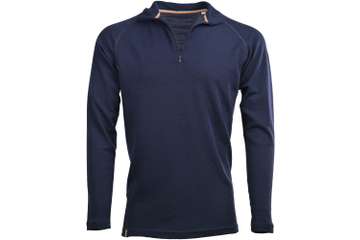 Muška majica zip kragna dugih rukava Altai - 100% ekstra fina merino vuna