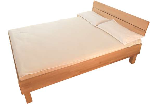 Solid wood bed Stella, Beech, Natural oil finish 4 / 4