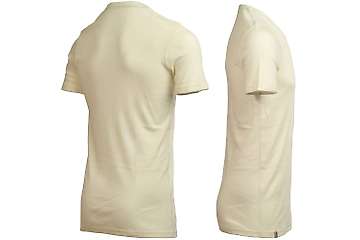 Muška majica kratkih rukava V-izrez slim fit Altai - 100% ekstra fina merino vuna