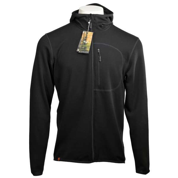 Unisex Merino Wool Active Hoodie with Zipper - Katun - 87% Merino Corespun 1 / 10