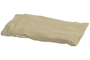 Petite bouillotte sèche 30x18cm en graines de lin bio avec housse externe
