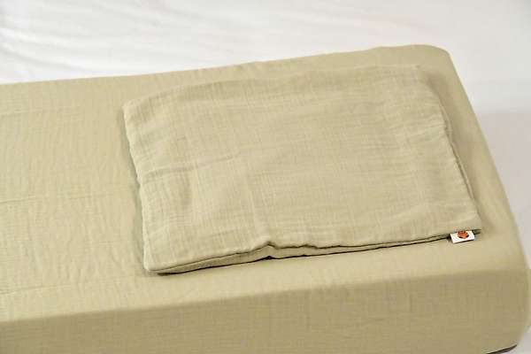 100% Organic Cotton Muslin Baby Pillowcase - 40x30cm 2 / 5